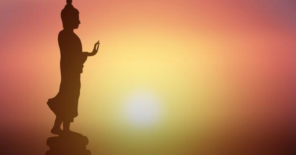 Веднъж Буда отишъл при своите ученици с кърпа в ръка