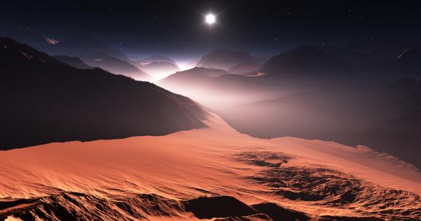 Марс може да е безводна пустиня днес но това съвсем