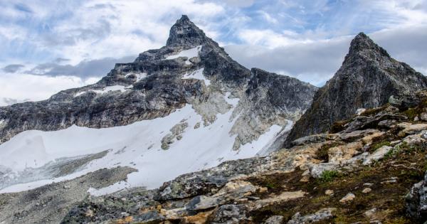 Заровен в планина която се намира в студената пустиня на
