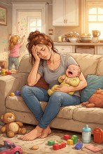 Една майка на малки деца я прекъсват около 400 пъти на ден