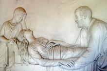 Виц: Политик на смъртен одър