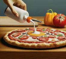 ИИ на „Гугъл“ съветва: Залепете сиренето на пицата с лепило, за да не падне, яжте камъни